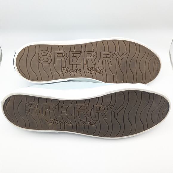 Sperry Pier View Fray Surf Memory Foam Lace Up Fashion Sneakers Women's Size 11 - Picture 7 of 9